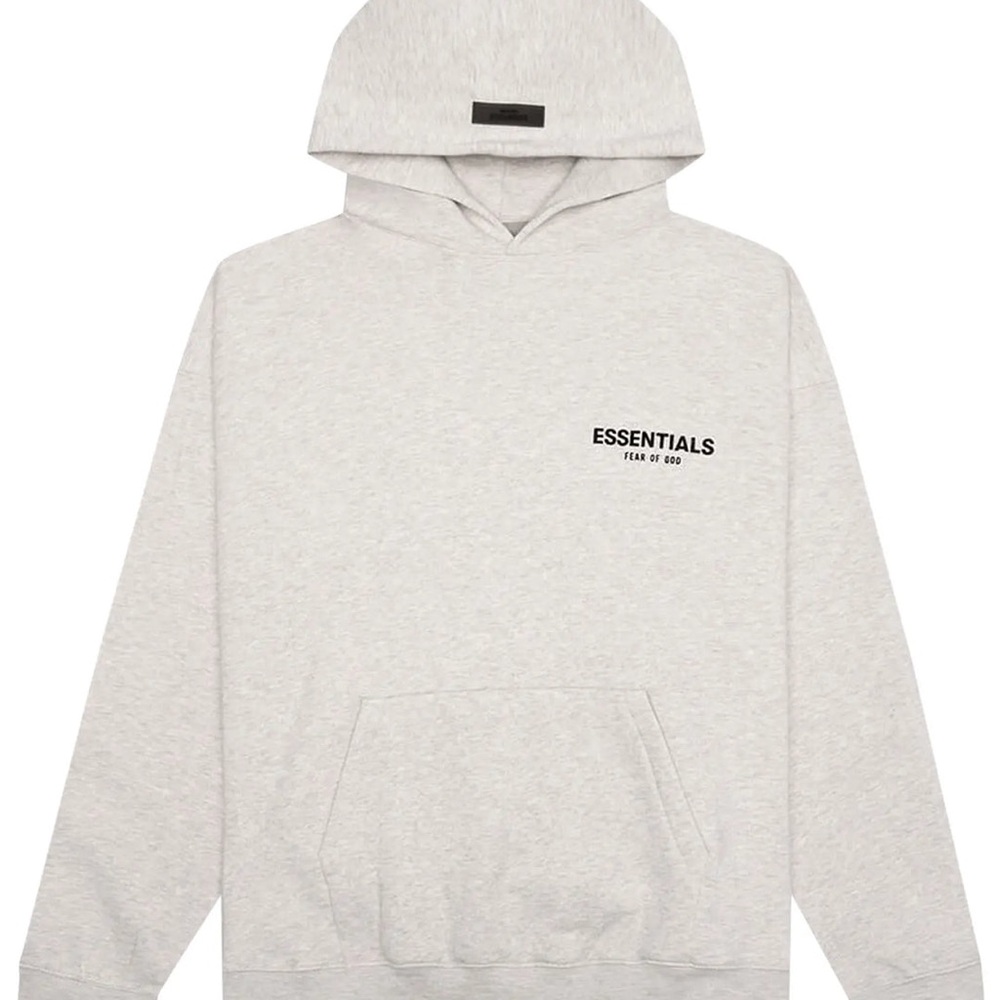 Essentials Gray Hoodie for Kids - size 12